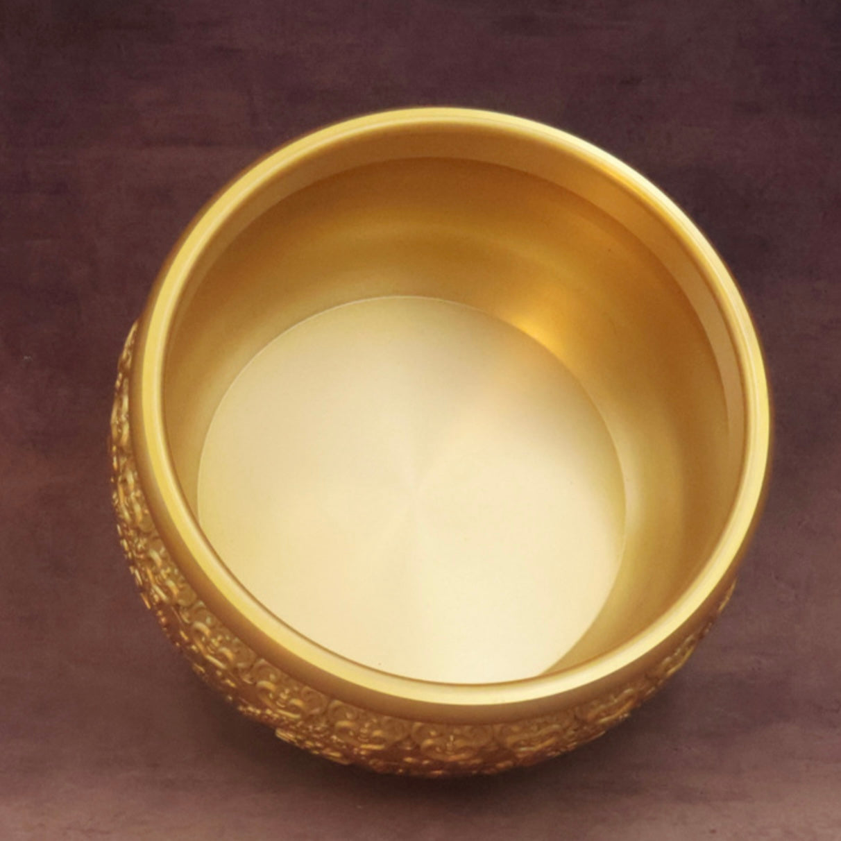 Luxury Feng Shui brass prosperity bowl for office and business opening gift
